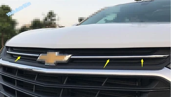 Lapetus Auto Styling Spredaj Maska za Obraz Žar Dekoracijo naslovnica Stripa Trim 2 Kosa Primerna Za Chevrolet Enakonočje 2017 - 2020 / ABS