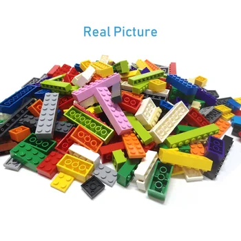 240PCS/veliko DIY gradniki Tanke 2X2Dots Izobraževalne Ustvarjalne Številke Opeke otroci Igrače za Otroke fit lego kock velikosti