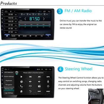 Avto radio Android multimedijski predvajalnik Za Acura MDX Avto, zaslon na dotik, GPS Navigacijska pomoč Carplay Bluetooth