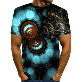 2020 Nove Moške Majice Kratek Rokav 3D Strele T-shirt Enolično Raindrop T-shirt Svoboden O-vratu harajuku moška Oblačila XXS-4XL