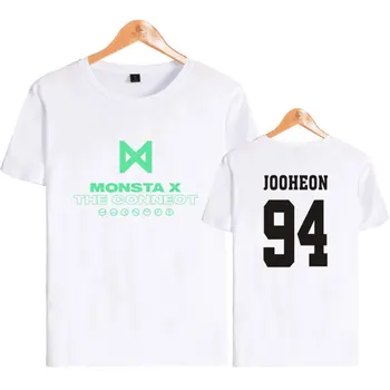 KPOP Monster X Trendy mlade Tshirt Moški/Ženske Modni Poletje priljubljena Kratek Rokav T-shirt Priložnostne Smešno Plus Velikost XXS-4XL oblačila