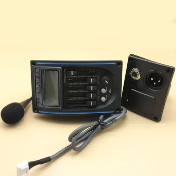 LC-5 5 Razredi Akustične Kitare, Pickup EQ Preamp LCD Sprejemnik Piezo Pickup Izenačevalnik Sistem z Mikrofonom