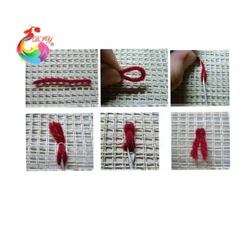 Needlework vezene preproge preproge Risanka Pes navzkrižno stitch needlework nit Pletenje, stopnice, preproge preproge, dekoracijo Doma