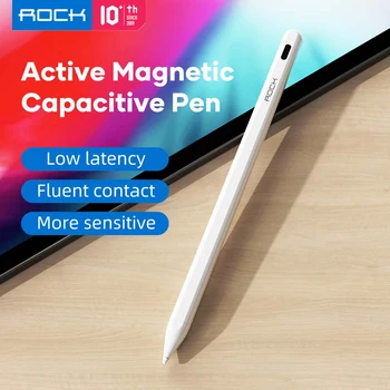 ROCK Pisalo B02 Aktivni Magnetni Kapacitivni Pisalo za IPad Pro Za 12,9 2020, Zaslon na Dotik, Pisalo, Svinčnik za iPad 11