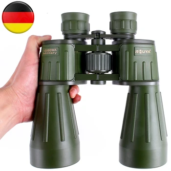 Nemčija Vojaški Daljnogled 15X60 Zmogljiv Teleskop Hd Strokovne Kakovosti Vojske Zelena kateri je daljnogled za Lov Lll Night Vision