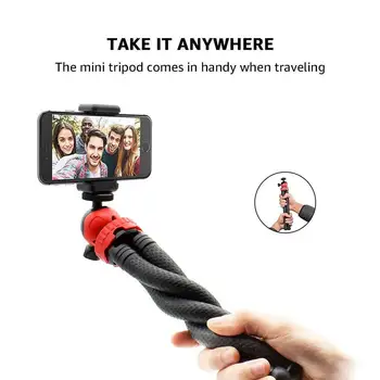Prenosni Namizno Stojalo Prilagodljiv Hobotnica TravelMobile Telefon Stojalo Nosilec Monopod Selfie Palico Za iPhone DSLR Kamero Gopro