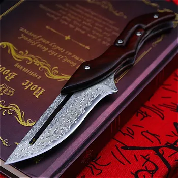 Mehanske zložljiva taktično Oster Nož Višji oblikovalec meri folding nož džungle lovski nož žep reševalni nož