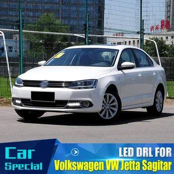 Megla lučka Za Volkswagen VW Jetta Sagitar MK6 2012 2013 avto styling vožnje LED DRL Dnevnih Svetlobe Dnevna svetloba