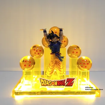 Dragon Ball Z Shenron Kristalno Kroglice Led figuric Model Igrača Dragon Ball Super Anime Shenlong Led Figur DBZ