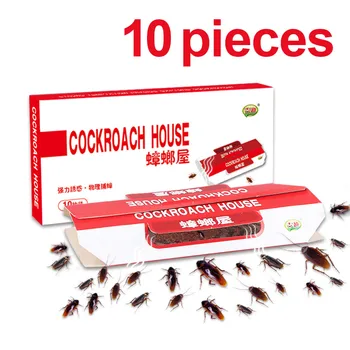 10PCS Ščurek, Hiša Ščurek Past Repelenti Ubijanje Vabe Močno Lepljiv Catcher Pasti Insektov Pest Repeller